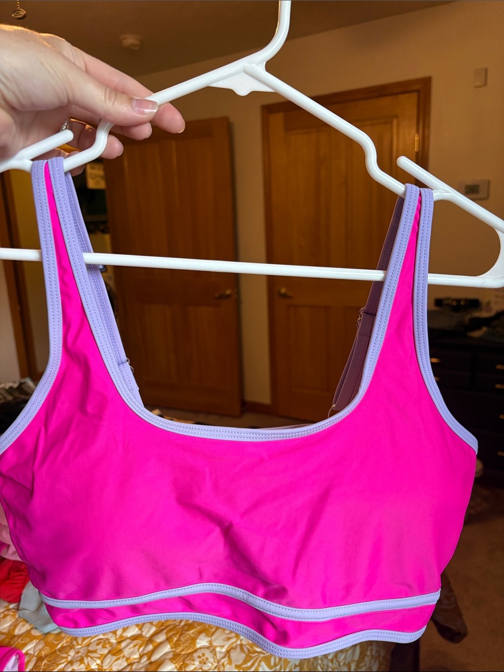 Women’s high waisted bikini set.